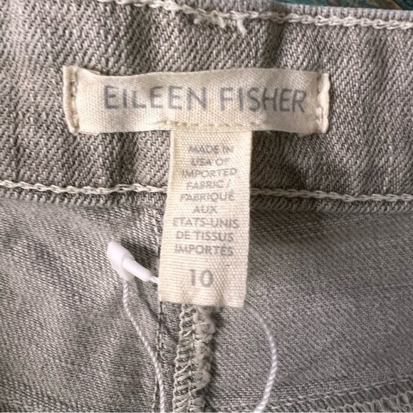 Eileen Fisher Vintage Boyfriend Jeans Organic Cotton Size 10 NWT - Picture 8 of 11